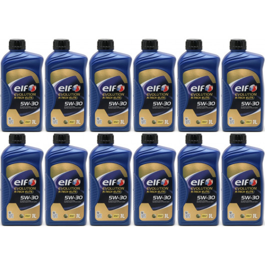 Elf Evolution R-Tech RN17 5W-30 Motoröl 12x 1l = 12 Liter