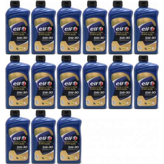 Elf Evolution R-Tech RN17 5W-30 Motoröl 15x 1l = 15 Liter