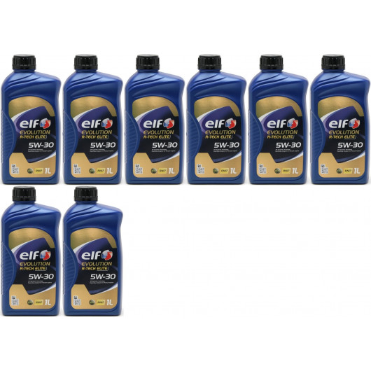 Elf Evolution R-Tech RN17 5W-30 Motoröl 8x 1l = 8 Liter