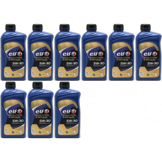 Elf Evolution R-Tech RN17 5W-30 Motoröl 9x 1l = 9 Liter