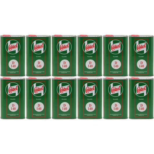 Castrol Classic D SAE 140 Monograde API GL 3 Getriebeöl 12x 1l = 12 Liter