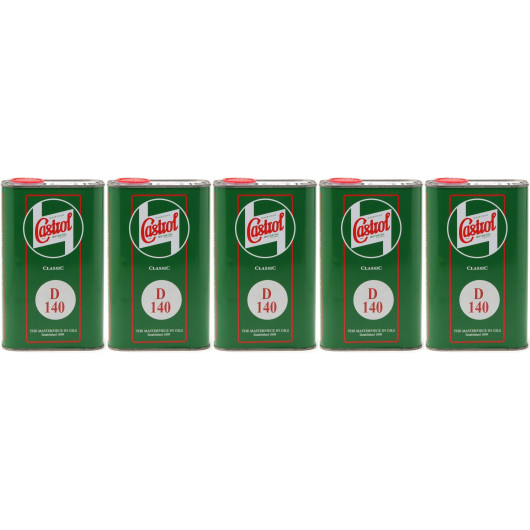 Castrol Classic D SAE 140 Monograde API GL 3 Getriebeöl 5x 1l = 5 Liter