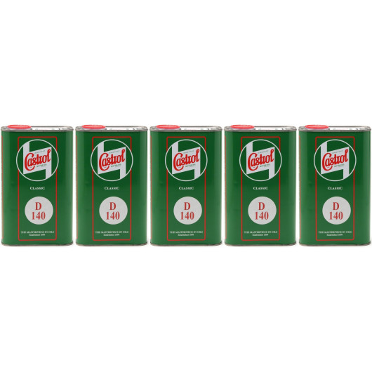 Castrol Classic D SAE 140 Monograde API GL 3 Getriebeöl 5x 1l = 5 Liter