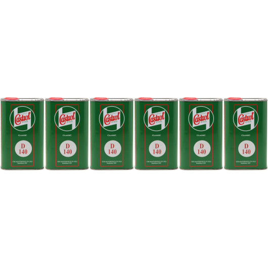 Castrol Classic D SAE 140 Monograde API GL 3 Getriebeöl 6x 1l = 6 Liter