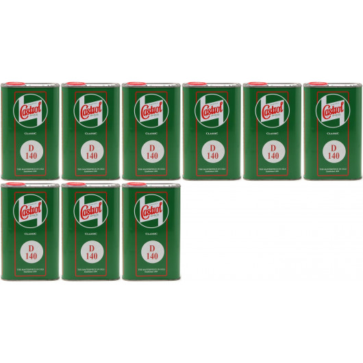 Castrol Classic D SAE 140 Monograde API GL 3 Getriebeöl 9x 1l = 9 Liter