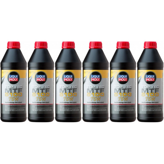 Liqui Moly 20842 Top Tec MTF 5100 75W 6x 1l = 6 Liter