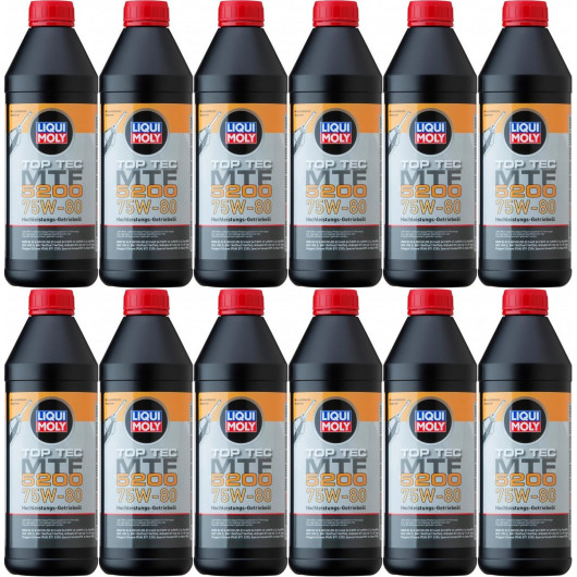 Liqui Moly 20845 Top Tec MTF 5200 75W-80 12x 1l = 12 Liter