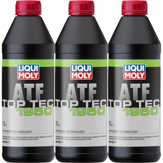 Liqui Moly 21378 Top Tec ATF 1950 3x 1l = 3 Liter