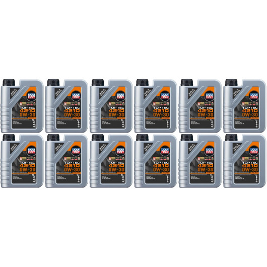 Liqui Moly 21604 Top Tec 4210 0W-30 12x 1l = 12 Liter