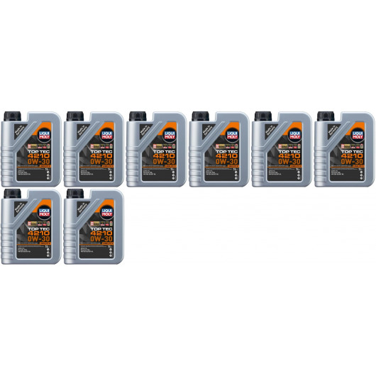 Liqui Moly 21604 Top Tec 4210 0W-30 8x 1l = 8 Liter