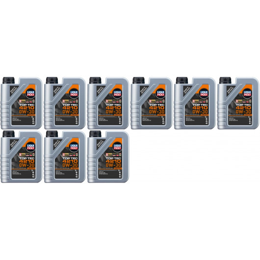 Liqui Moly 21604 Top Tec 4210 0W-30 9x 1l = 9 Liter