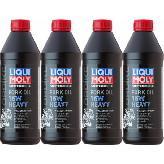 Liqui Moly 2717 Motorbike Fork Oil 15W heavy Gabelöl 4x 1l = 4 Liter