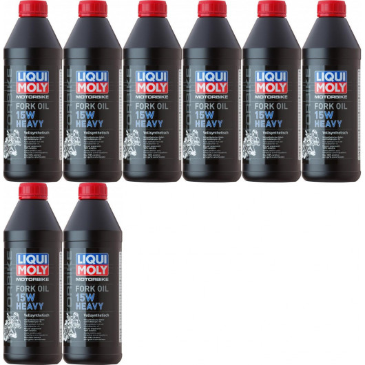 Liqui Moly 2717 Motorbike Fork Oil 15W heavy Gabelöl 8x 1l = 8 Liter