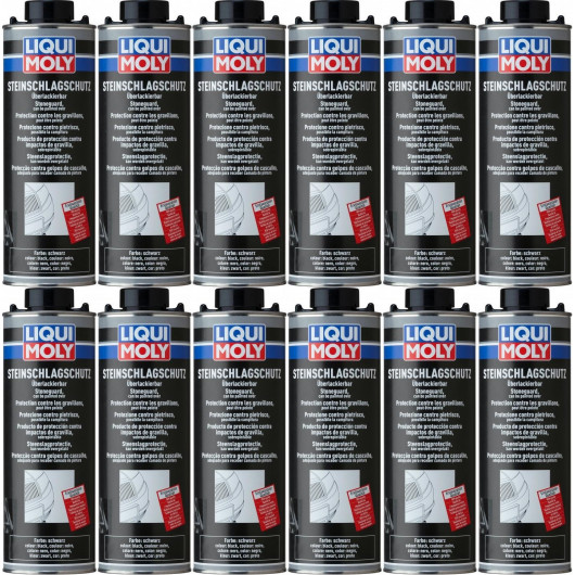 Liqui Moly 6110 Steinschlagschutz schwarz 12x 1l = 12 Liter