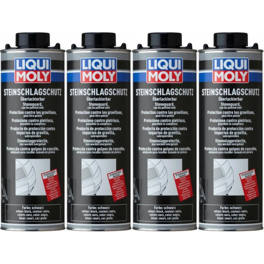 Liqui Moly 6110 Steinschlagschutz schwarz 4x 1l = 4 Liter