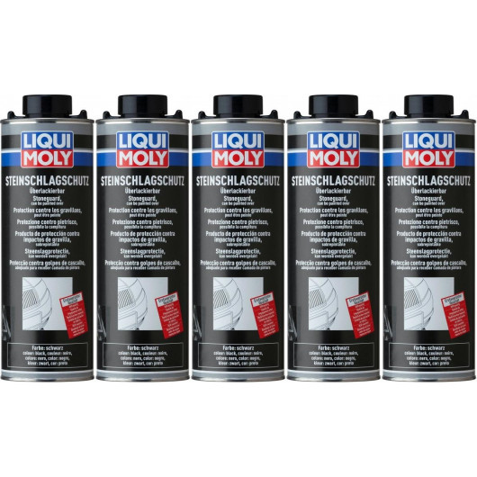 Liqui Moly 6110 Steinschlagschutz schwarz 5x 1l = 5 Liter