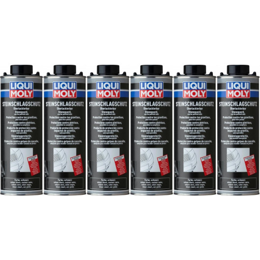 Liqui Moly 6110 Steinschlagschutz schwarz 6x 1l = 6 Liter