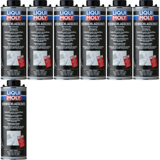 Liqui Moly 6110 Steinschlagschutz schwarz 7x 1l = 7 Liter