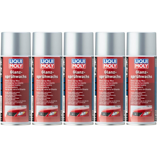 Liqui Moly 1647 Glanzsprühwachs 5x 400 Milliliter