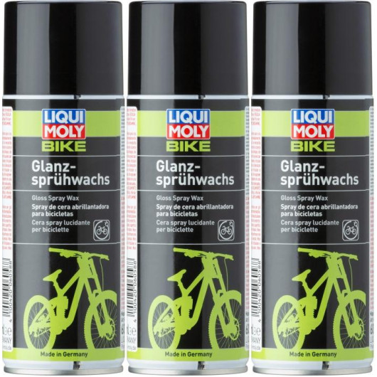 Liqui Moly 6058 Bike Glanz-Sprühwachs 3x 400 Milliliter