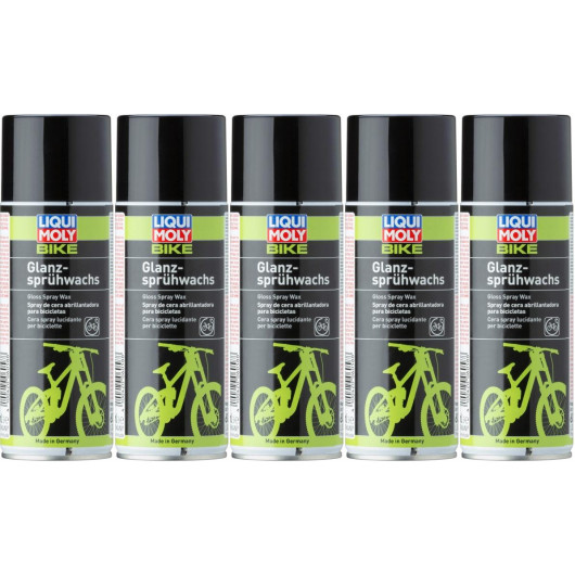 Liqui Moly 6058 Bike Glanz-Sprühwachs 5x 400 Milliliter