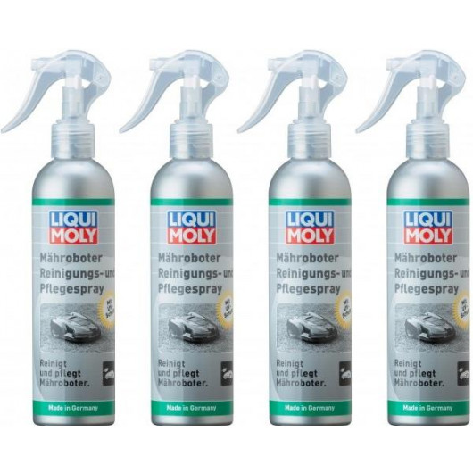 Liqui Moly 21343 Mähroboter Reinigungs- und Pflegespray 4x 300 Milliliter