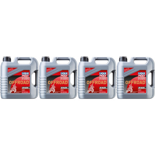 Liqui Moly 3064 Motorbike 2T Synth Offroad Race 4x 4l = 16 Liter