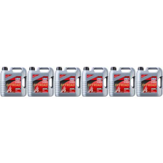 Liqui Moly 3064 Motorbike 2T Synth Offroad Race 6x 4l = 24 Liter