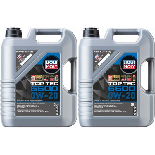 Liqui Moly 21441 Top Tec 6600 0W-20 2x 5 = 10 Liter