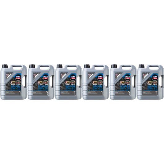 Liqui Moly 21441 Top Tec 6600 0W-20 6x 5 = 30 Liter