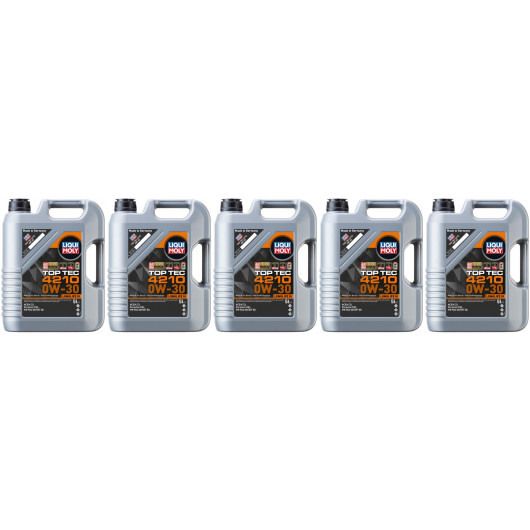 Liqui Moly 21605 Top Tec 4210 0W-30 5x 5 = 25 Liter