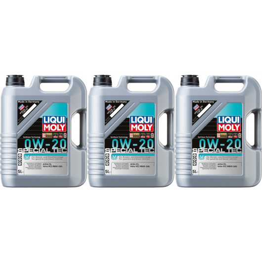 Liqui Moly 8421 Special Tec V 0W-20 3x 5 = 15 Liter