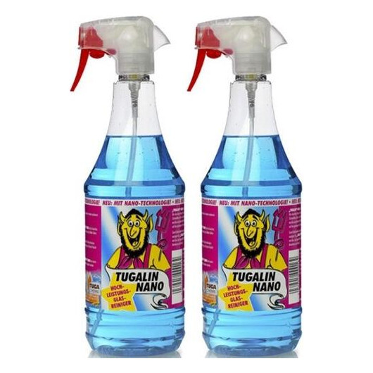 Tuga Chemie - Tugalin Nano (Glasreiniger mit Langzeitwirkung) 2x 1l = 2 Liter