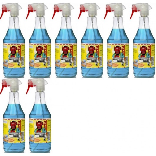 Tuga Chemie Kunststoff-Teufel (Entfernt fast alles auf Kunststoff) 8x1l=8 Liter