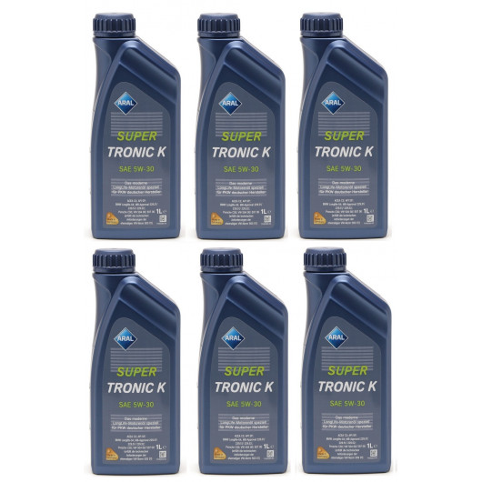 Aral Super Tronic K (ex. Longlife III) 5W-30 Motoröl 6x 1l = 6 Liter