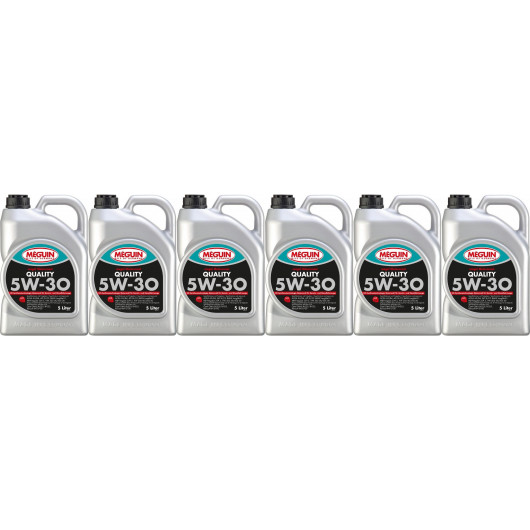 Meguin megol 6567 Motoröl Quality SAE 5W-30 6x 5 = 30 Liter