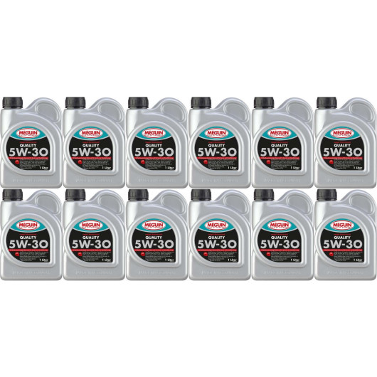 Meguin megol 6566 Motoröl Quality SAE 5W-30 12x 1l = 12 Liter