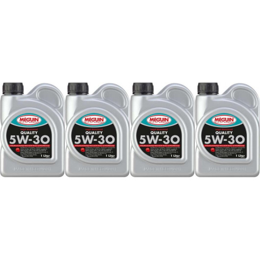 Meguin megol 6566 Motoröl Quality SAE 5W-30 4x 1l = 4 Liter