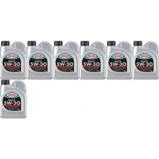 Meguin megol 6566 Motoröl Quality SAE 5W-30 7x 1l = 7 Liter
