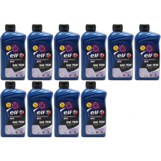 Elf Tranself NFX 75W Schaltgetriebeöl (Nachfolger von NFP/NFJ) 10x 1l = 10 Liter