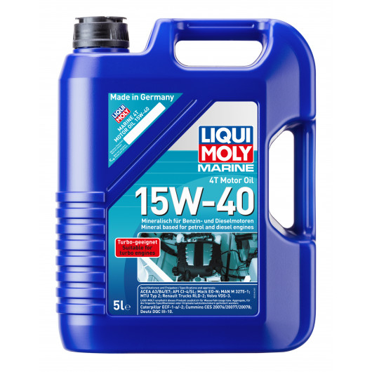 Liqui Moly 25016 Marine 4T Motor Oil 15W-40 5l