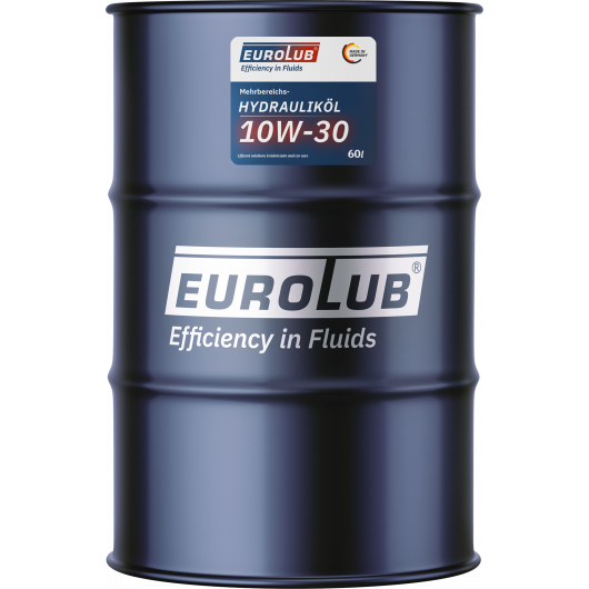 Eurolub Mehrbereichshydrauliköl SAE 10W-30 60l Fass