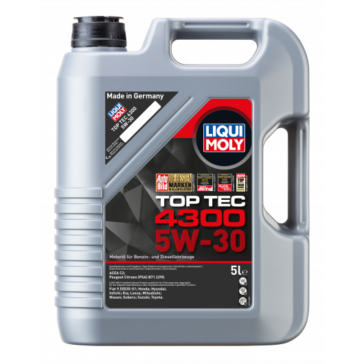 Liqui Moly 5W-30 Top Tec 4300 Motoröl 5l