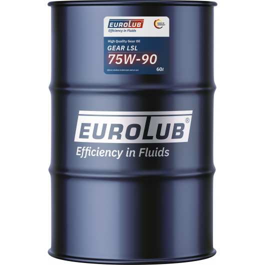 Eurolub GEAR LSL SAE 75W-90 Getriebeöl 60l Fass