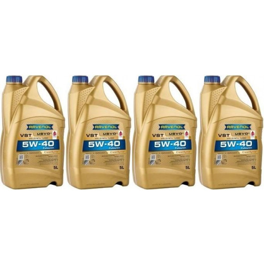 Ravenol VollSynth Turbo VST SAE 5W-40 Motoröl 4x 5 = 20 Liter