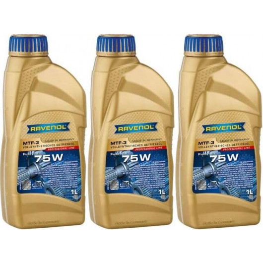 RAVENOL MTF-3 SAE 75W 1 Liter 3x 1l = 3 Liter