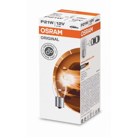 OSRAM 7506 Original P21W 12V Folding Box