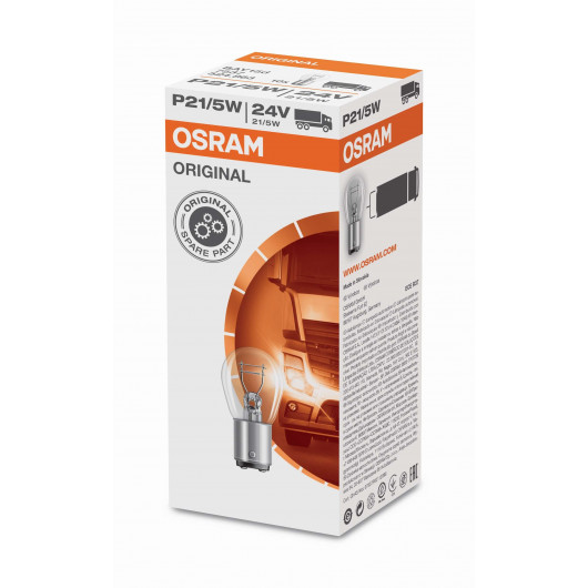 OSRAM 7537 Original P21/5W 24V Folding Box