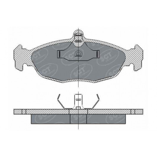 SCT Bremsbeläge SP252PR