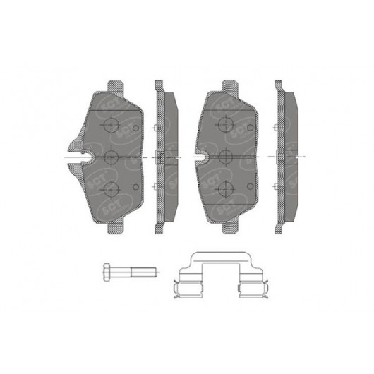SCT Bremsbeläge SP430PR